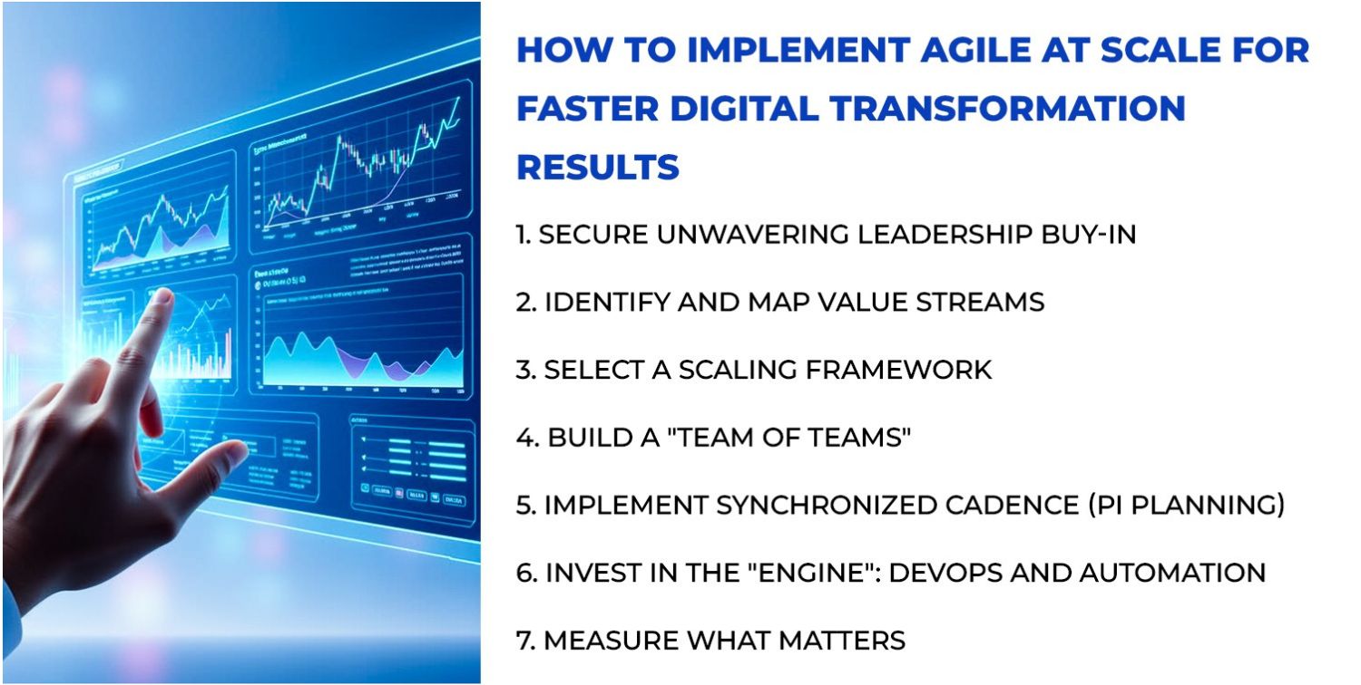 How to Implement Agile at Scale for Faster Digital Transformation Results