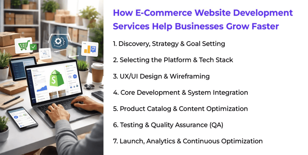 E-commerce website development services
